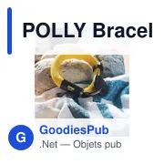 POLLY Bracelet porte-clést flottant - Miniature 6