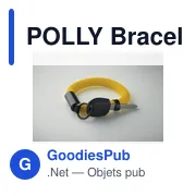 POLLY Bracelet porte-clést flottant - Miniature 8