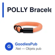POLLY Bracelet porte-clést flottant - Miniature 10
