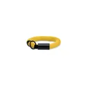 Variante jaune - POLLY Bracelet porte-clést flottant