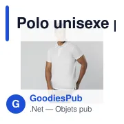 Polo unisexe personnalisable en coton avec logo - Chaplin - Miniature 2
