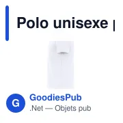 Polo unisexe personnalisable en coton avec logo - Chaplin - Miniature 5