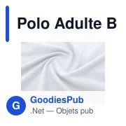Polo unisexe personnalisable en coton avec logo - Chaplin - Miniature 6