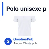 Polo unisexe personnalisable en coton avec logo - Chaplin - Miniature 9