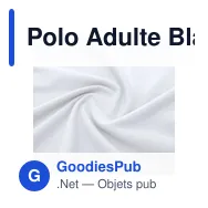 Polo Adulte Blanc Charles - Miniature 11