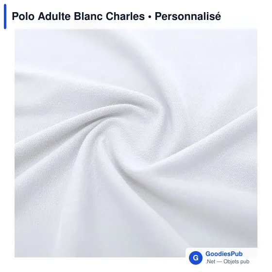 Polo Adulte Blanc Charles - Image 11