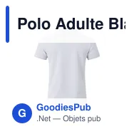 Polo Adulte Blanc Charles - Miniature 10