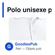 Polo unisexe personnalisable en coton avec logo - Charlot - Miniature 6