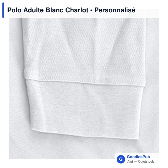 Polo unisexe personnalisable en coton avec logo - Charlot - Image 7