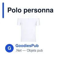 Polo personnalisé pour entreprise avec logo - Fruit Of The Loom - Miniature 3