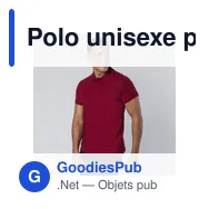 Polo unisexe personnalisable avec logo - Chaplin - Miniature 2