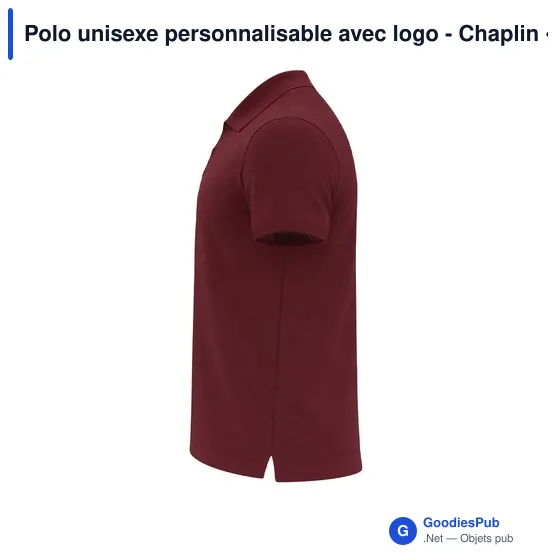 Polo unisexe personnalisable avec logo - Chaplin - Image 11
