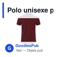 Polo unisexe personnalisable avec logo - Chaplin - Miniature 4