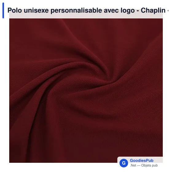 Polo unisexe personnalisable avec logo - Chaplin - Image 6
