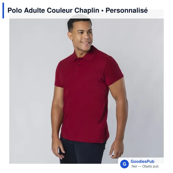 Polo unisexe personnalisable avec logo - Chaplin - Image 8