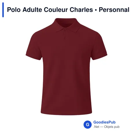Polo Adulte Couleur Charles