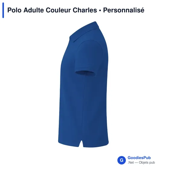 Polo Adulte Couleur Charles - Image 11