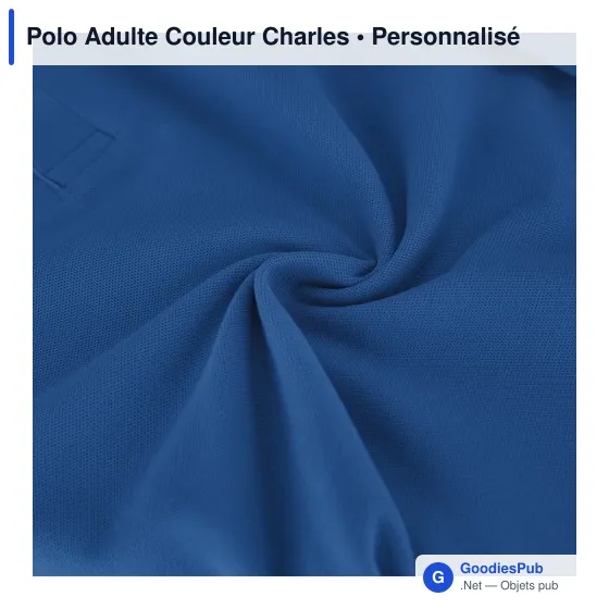 Polo Adulte Couleur Charles - Image 6