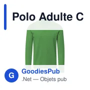 Polo Adulte Couleur Charlot - Miniature 1