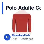 Polo Adulte Couleur Charlot - Miniature 11