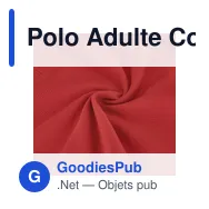 Polo Adulte Couleur Charlot - Miniature 12