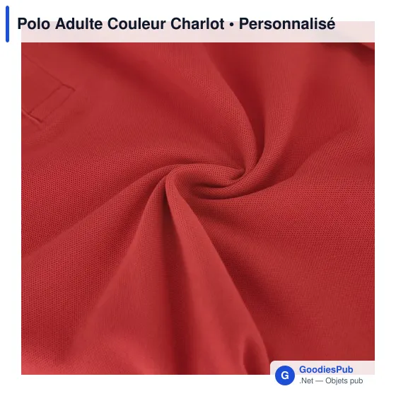 Polo Adulte Couleur Charlot - Image 12