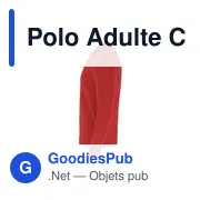 Polo Adulte Couleur Charlot - Miniature 3