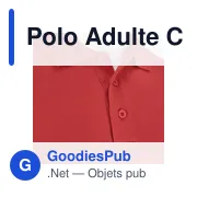 Polo Adulte Couleur Charlot - Miniature 6