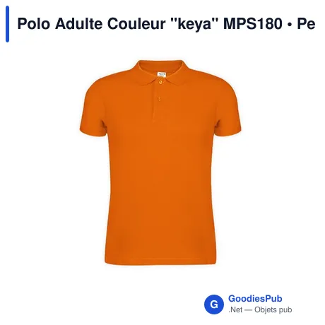 Polo Adulte Couleur "keya" MPS180