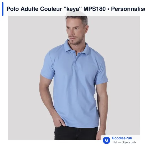Polo Adulte Couleur "keya" MPS180 - Image 12