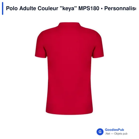 Polo Adulte Couleur "keya" MPS180 - Image 9