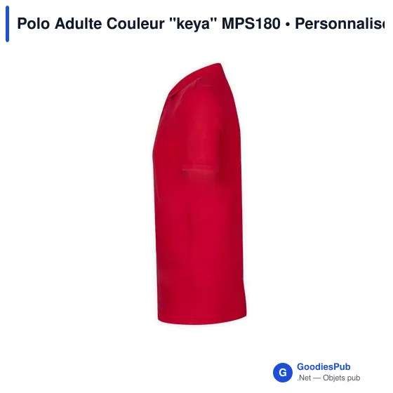Polo Adulte Couleur "keya" MPS180 - Image 10