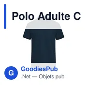 Polo Adulte Couleur Koupan - Miniature 1