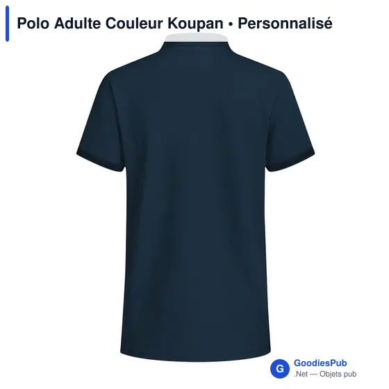 Polo Adulte Couleur Koupan - Image 11