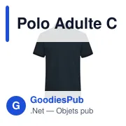 Polo Adulte Couleur Koupan - Miniature 5