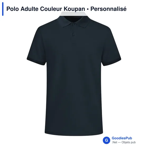 Polo Adulte Couleur Koupan - Image 5