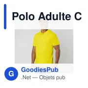 Polo Adulte Couleur Koupan - Miniature 6