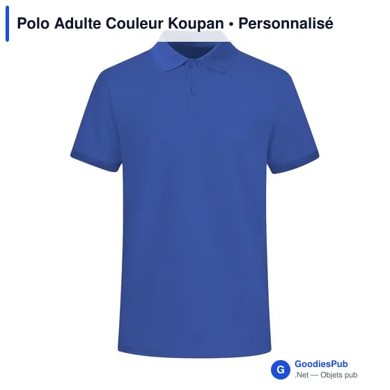 Polo Adulte Couleur Koupan - Image 9