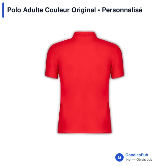 Polo personnalisé gris pour entreprise avec logo - Image 5