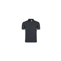 Variante bleu marine foncé - Polo personnalisé gris pour entreprise avec logo