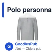 Polo personnalisé pour entreprise avec logo - modèle Premium Long Sleeve - Miniature 1