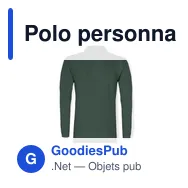 Polo personnalisé pour entreprise avec logo - modèle Premium Long Sleeve - Miniature 3