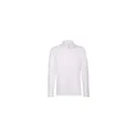 Variante blanc - Polo personnalisé pour entreprise avec logo - modèle Premium Long Sleeve