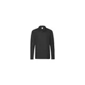 Variante noir - Polo personnalisé pour entreprise avec logo - modèle Premium Long Sleeve