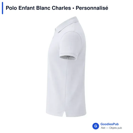 Polo Enfant Blanc Charles - Image 3