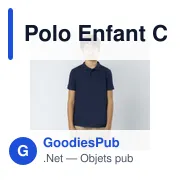 Polo Enfant Couleur Charles - Miniature 2