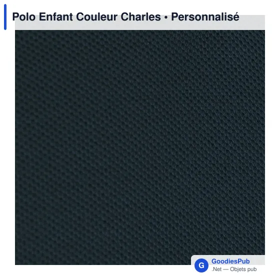 Polo Enfant Couleur Charles - Image 5