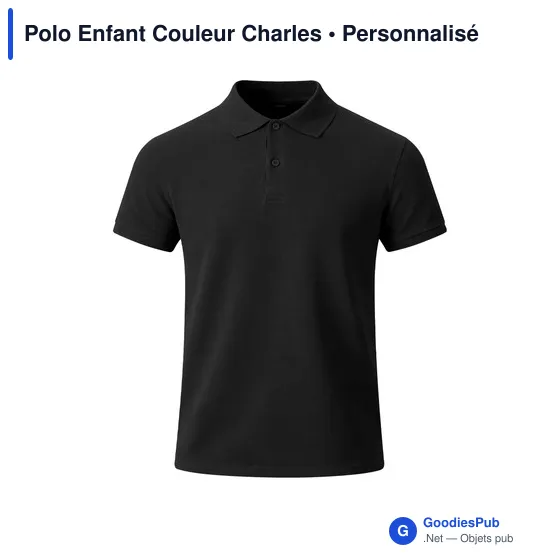 Polo Enfant Couleur Charles - Image 9