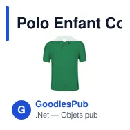 Polo Enfant Couleur "keya" YPS180 - Miniature 1