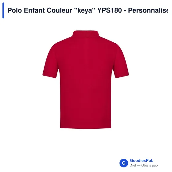 Polo Enfant Couleur "keya" YPS180 - Image 4